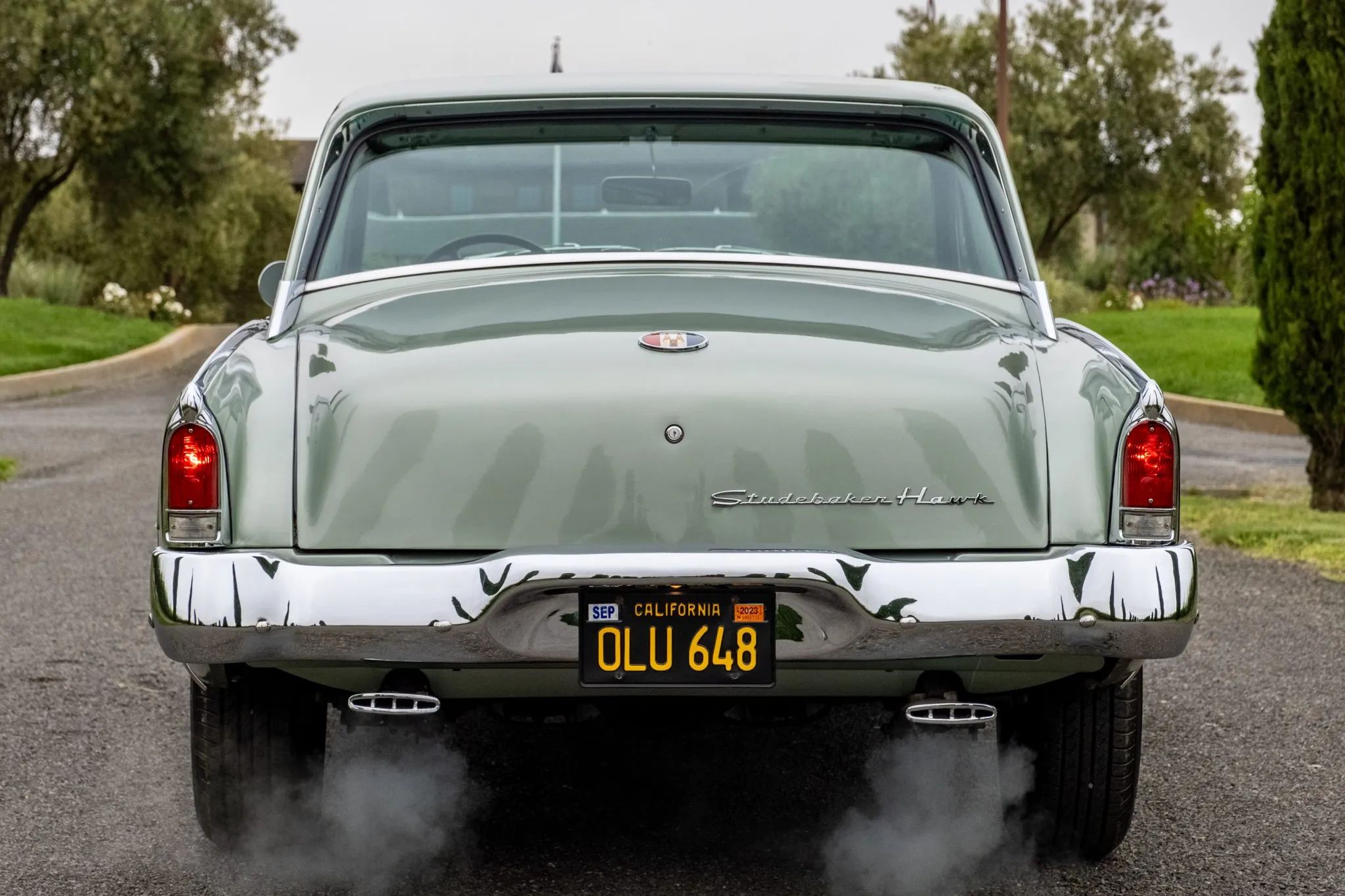 1964 Studebaker GT Hawk: One Of Only 70 Final-Year Hawks With The R2 Supercharged Engine 27 Rear view of a 1964 Studebaker Hawk