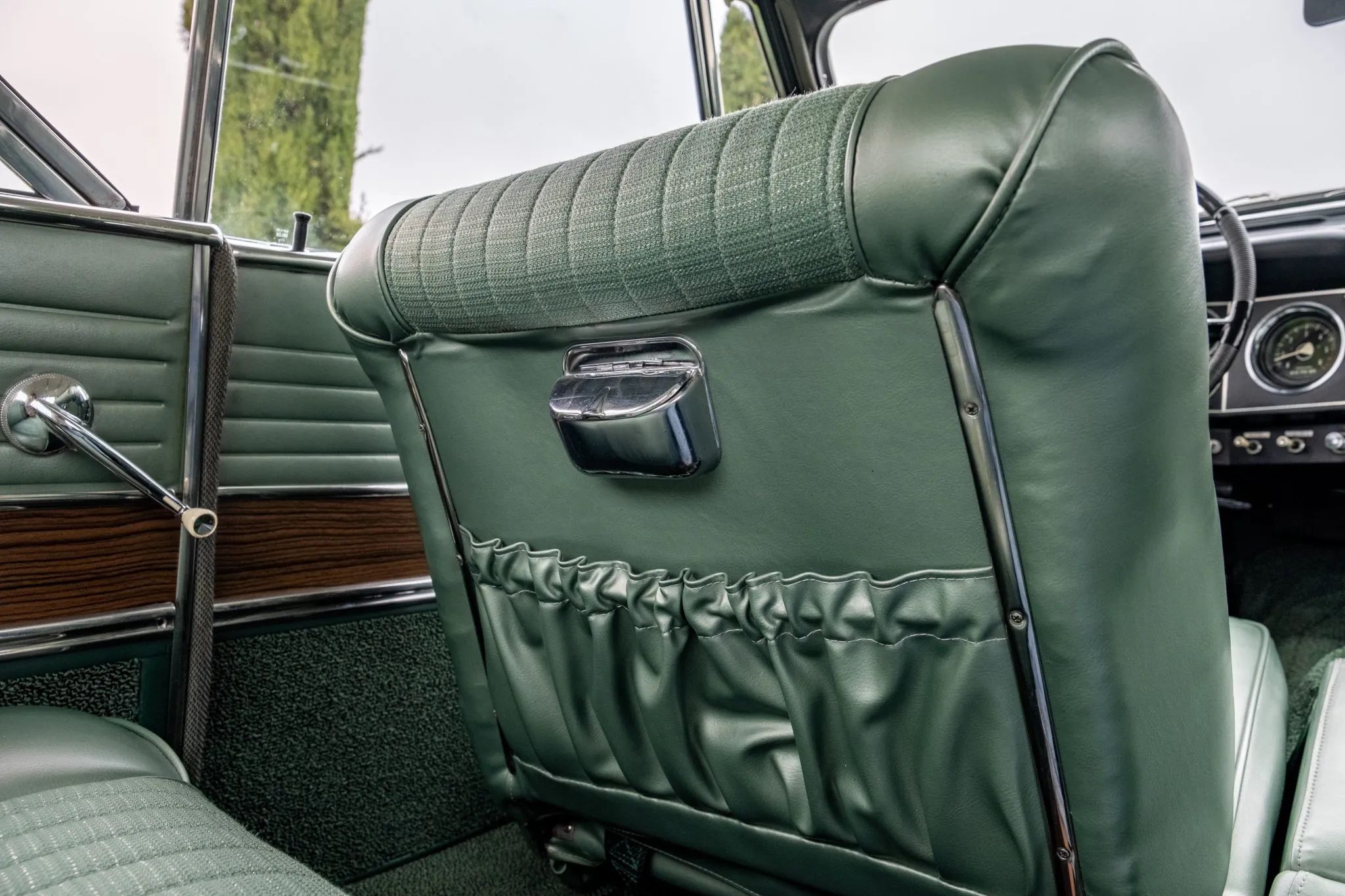 1964 Studebaker GT Hawk: One Of Only 70 Final-Year Hawks With The R2 Supercharged Engine 21 Seat back map pocket and ashtray in a 1964 Studebaker Hawk