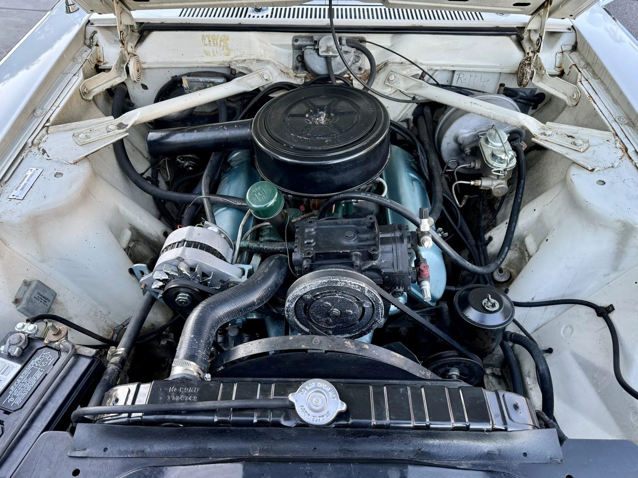1966 AMC Ambassador DPL Hardtop: American's Dressed-Up Intermediate, Masquerading As A Full-Size Car 20 V-8 engine in a 1966 AMC