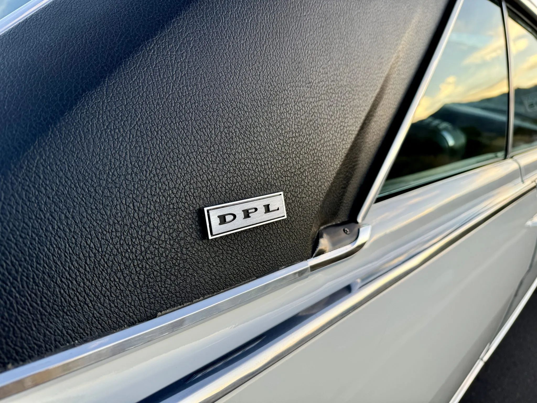 1966 AMC Ambassador DPL Hardtop: American's Dressed-Up Intermediate, Masquerading As A Full-Size Car 5 DPL badge on the right sail panel of a 1966 AMC Ambassador