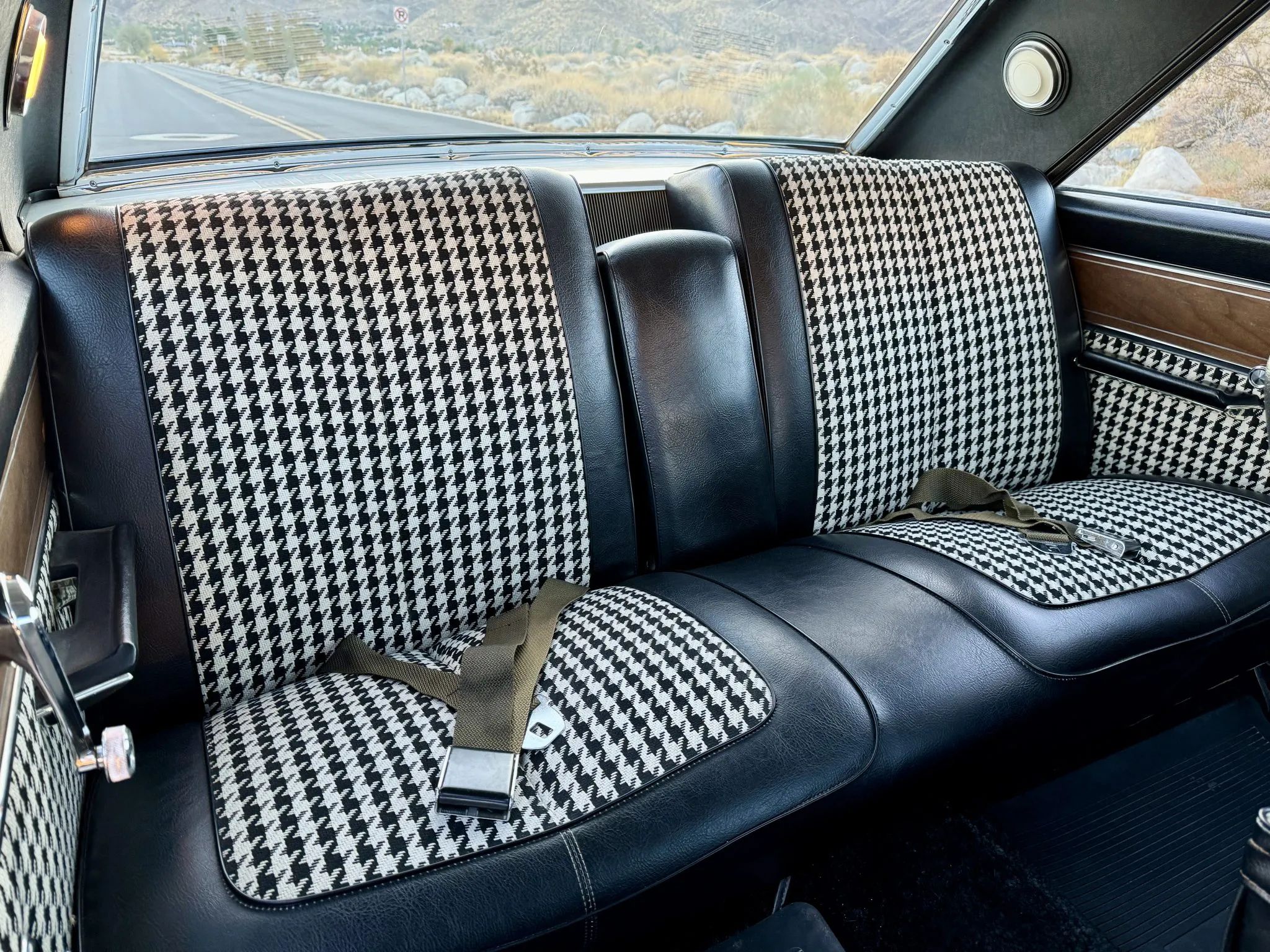 1966 AMC Ambassador DPL Hardtop: American's Dressed-Up Intermediate, Masquerading As A Full-Size Car 18 Back seat of a 1966 AMC Ambassador two-door hardtop, seen from the passenger doorway