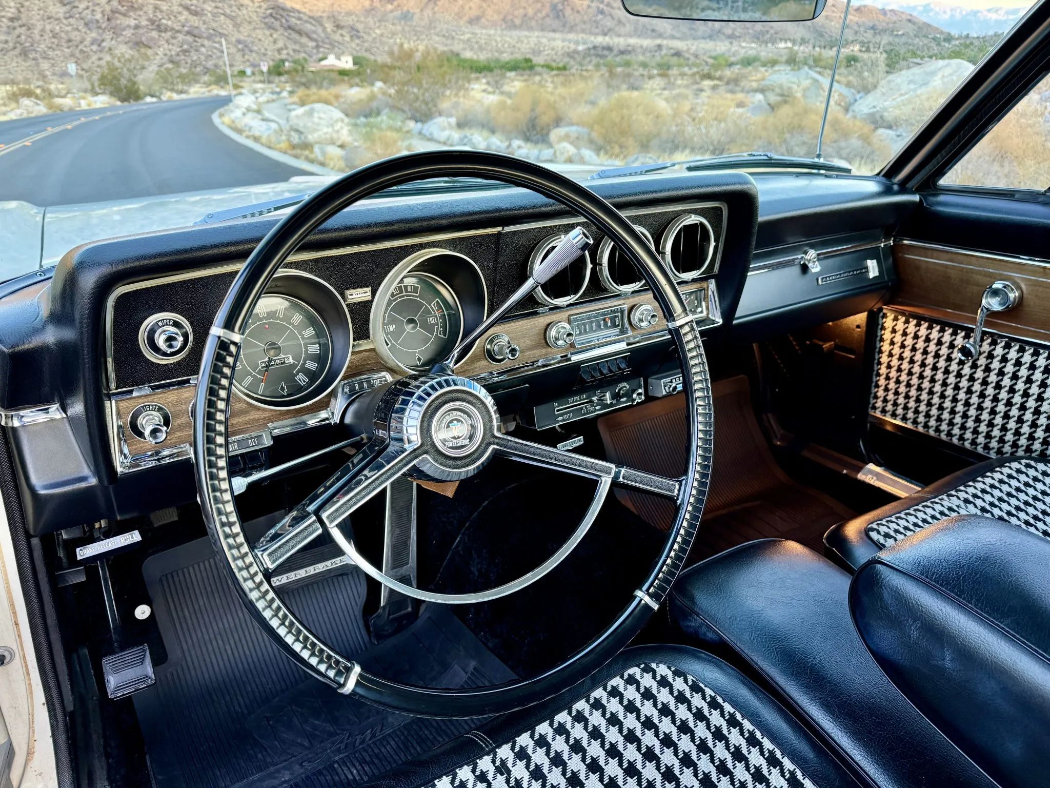 1966 AMC Ambassador DPL Hardtop: American's Dressed-Up Intermediate, Masquerading As A Full-Size Car 15 Left side of the dashboard of a 1966 AMC Ambassador