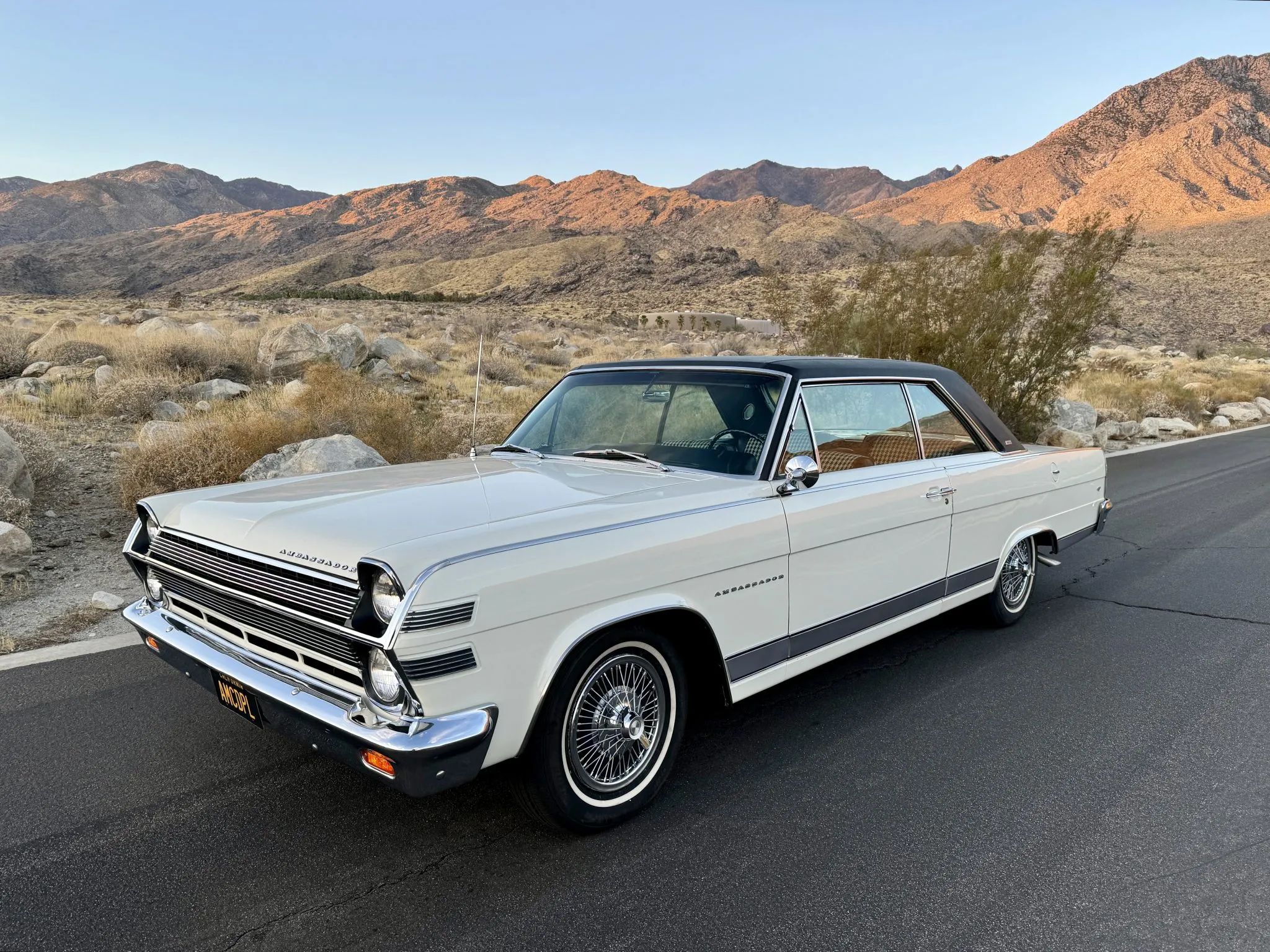 1966 AMC Ambassador DPL Hardtop: American's Dressed-Up Intermediate, Masquerading As A Full-Size Car 3 Left front 3q view of a 1966 AMC Ambassador two-door hardtop