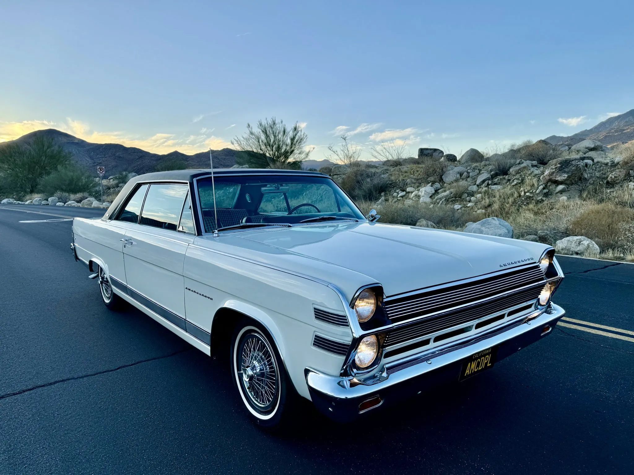 1966 AMC Ambassador DPL Hardtop: American's Dressed-Up Intermediate, Masquerading As A Full-Size Car 7 Right front 3q view of a 1966 AMC Ambassador two-door hardtop
