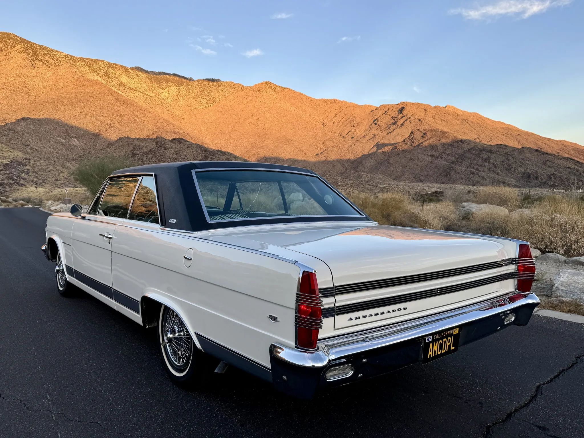 1966 AMC Ambassador DPL Hardtop: American's Dressed-Up Intermediate, Masquerading As A Full-Size Car 25 Left rear 3q view of a 1966 AMC Ambassador two-door hardtop