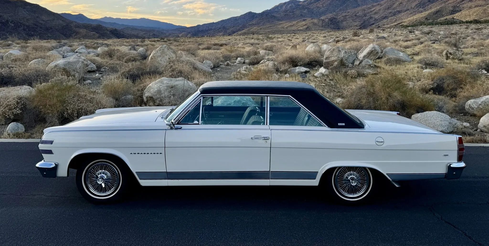 1966 AMC Ambassador DPL Hardtop: American's Dressed-Up Intermediate, Masquerading As A Full-Size Car 6 Left side view of a 1966 AMC Ambassador two-door hardtop