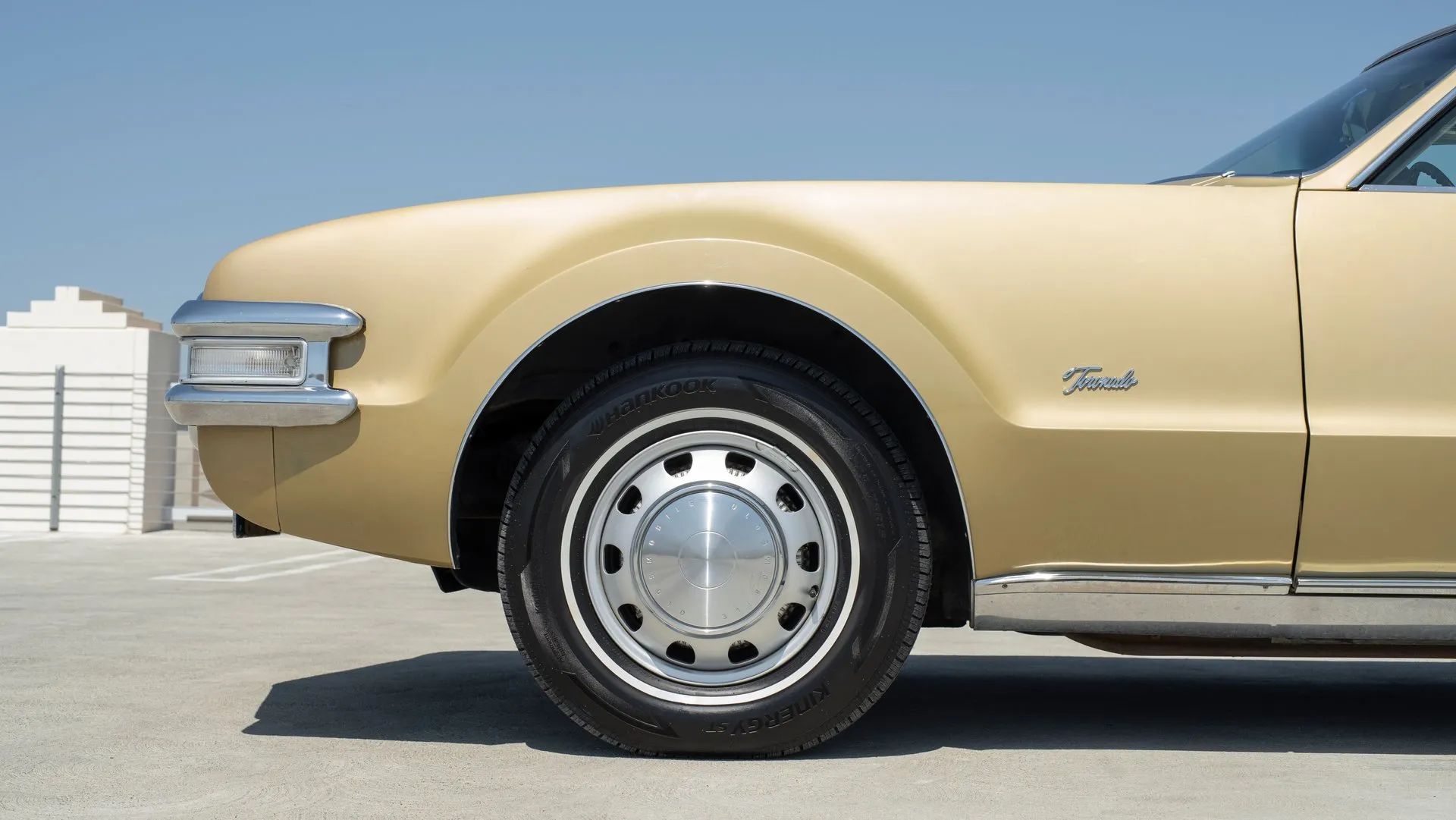1970 Oldsmobile Toronado GT: 400 Horsepower And A Face Only A Mother Could Love 7 Left front fender and wheel of a 1969 Toronado