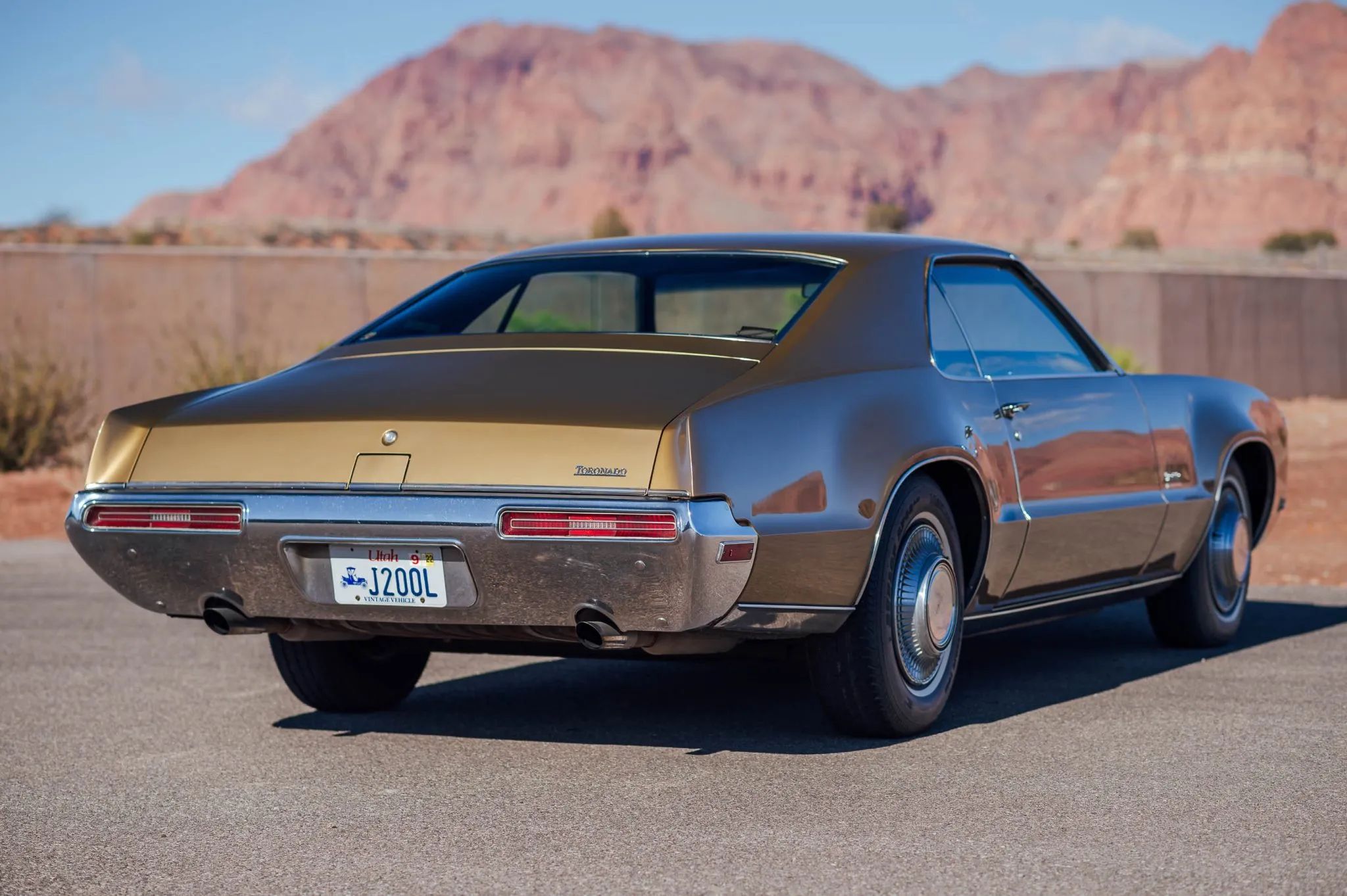 1970 Oldsmobile Toronado GT: 400 Horsepower And A Face Only A Mother Could Love 10 Right rear 3q view of a 1970 Toronado