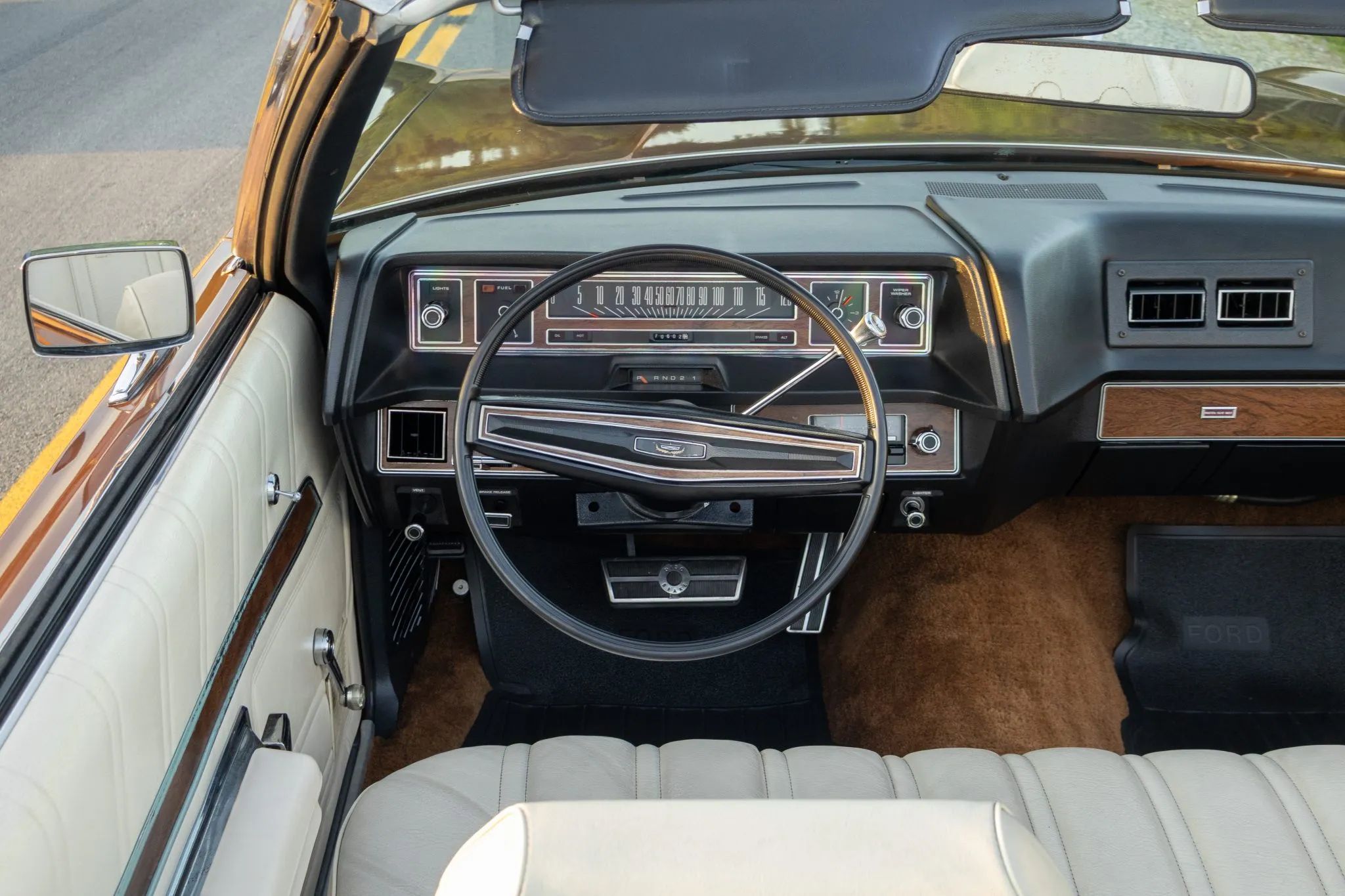 1972 Ford LTD Convertible: Final Year For The Factory-Built Full-Size Ford Ragtop 17 Driver's side dashboard of a 1972 Ford