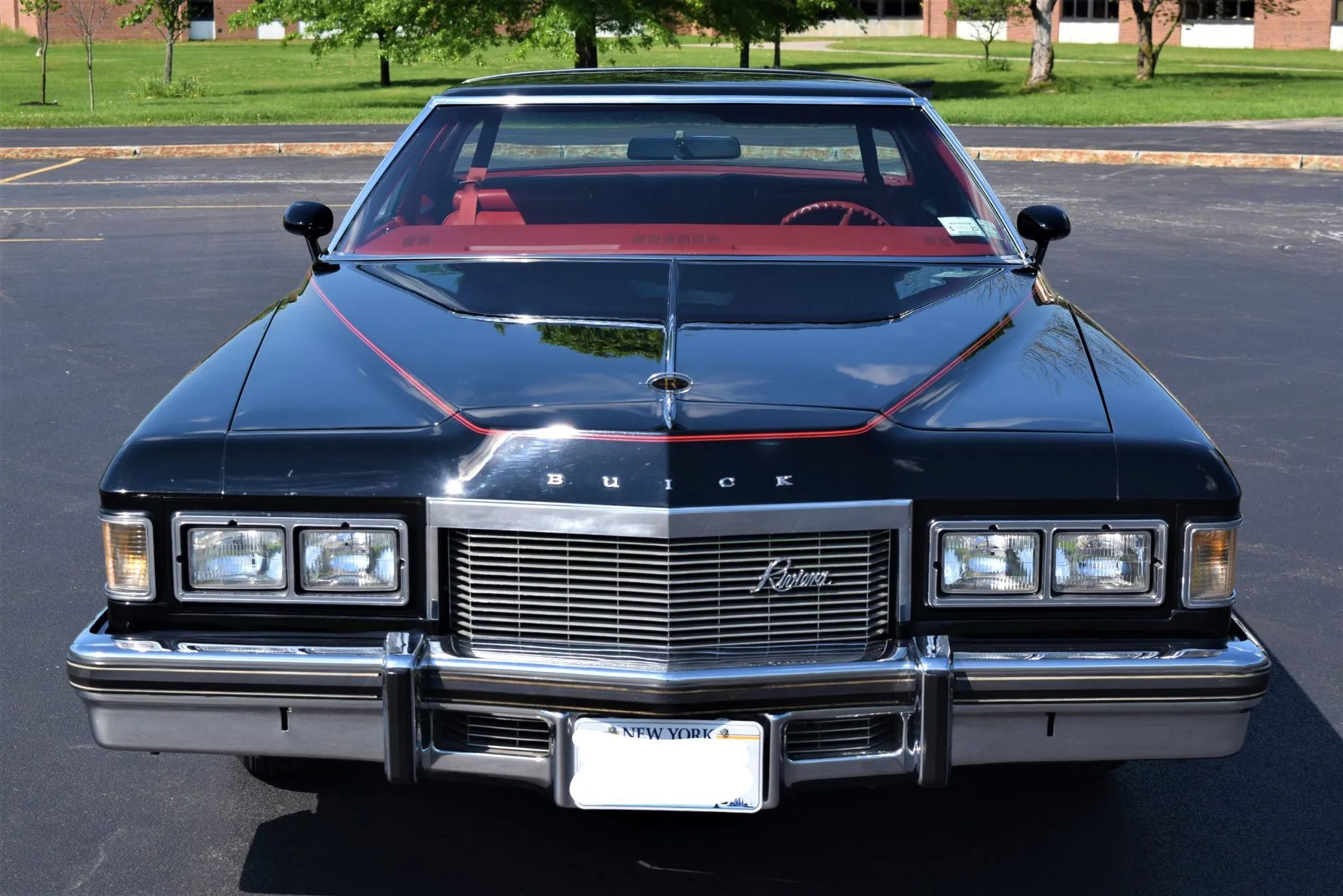 Vintage Review: 1976 Buick Riviera – "Once Big, Flashy, Fast And Unique, It Is Now Simply Big" 9 High-angle front view of a 1976 Riviera