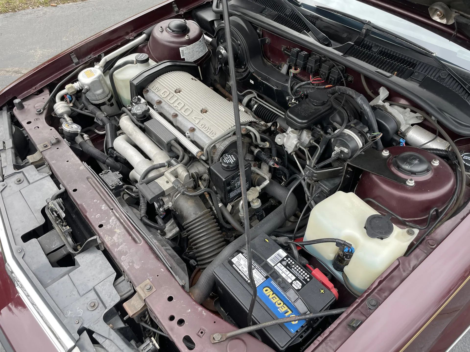 1988 Oldsmobile Cutlass Calais With Quad 4 And Rare 5-Speed: "A Heady Blend of High Revs and Haut Velour" 18 Quad 4 engine in a 1988 N-body Calais, seen from the left