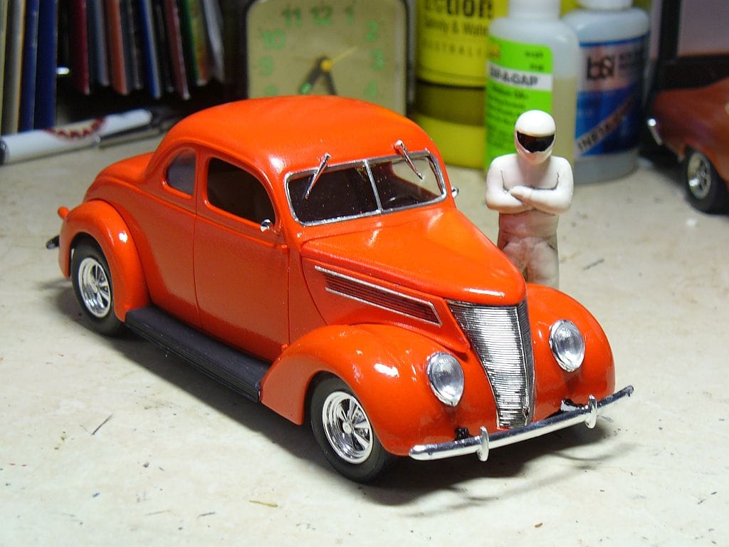 My Favorite Model Car Kits: Ten Pre-’48 Classics 15 37Fordorange5
