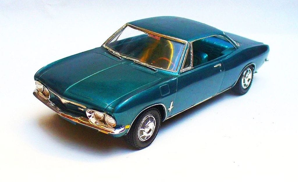 Smallish Chevys in Scale Models: Corvairs, Chevy IIs, and Novas 4 68CorvairBlue4