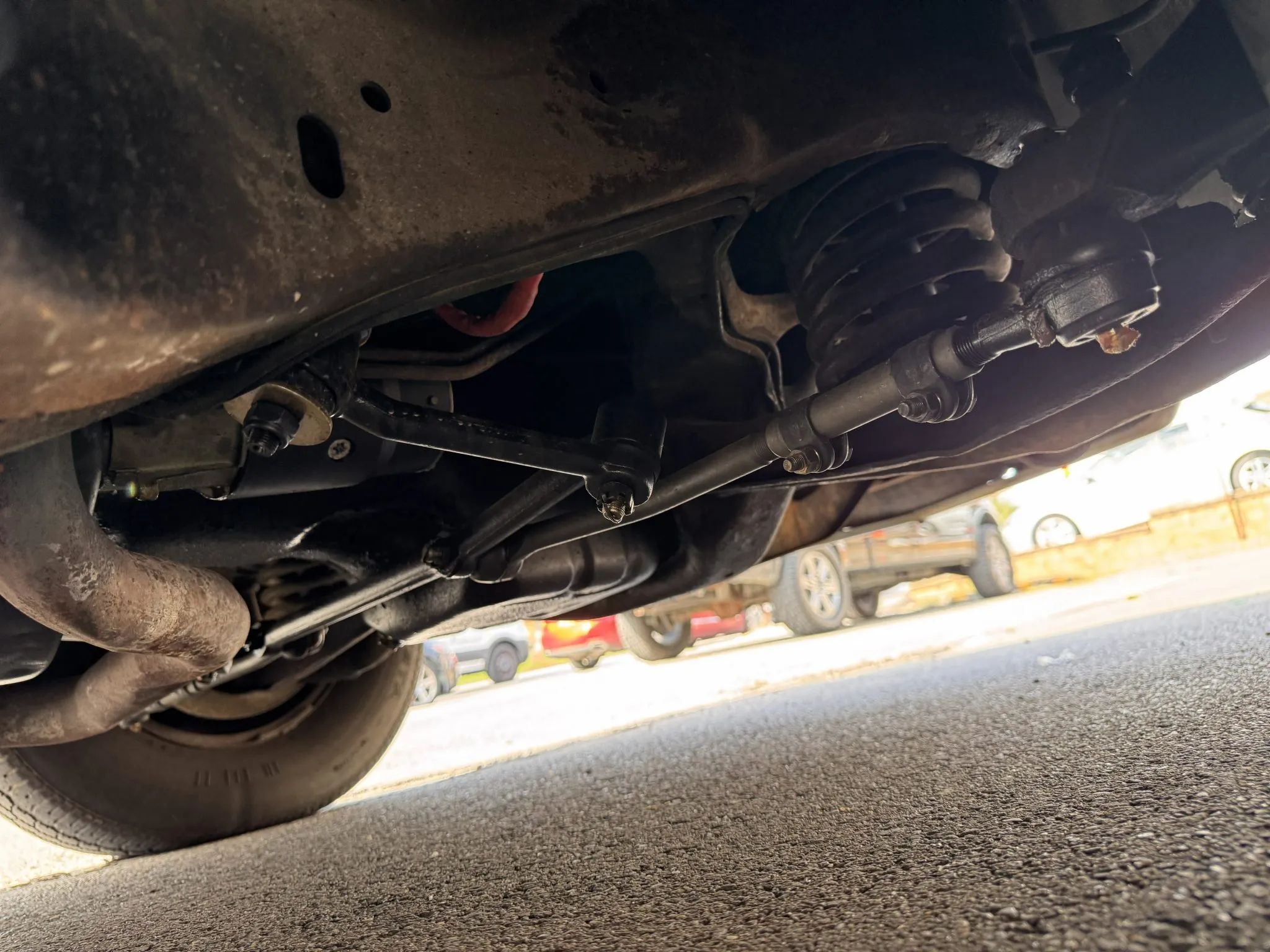 1970 Cadillac Calais front suspension and steering