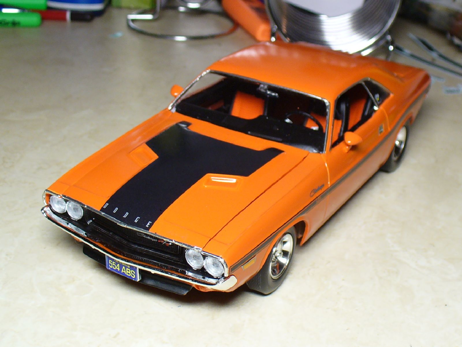 Stripes, Scoops, and Cartoon Dust Trails: 1970 Muscle Cars in Scale 7 70Challengerorg6