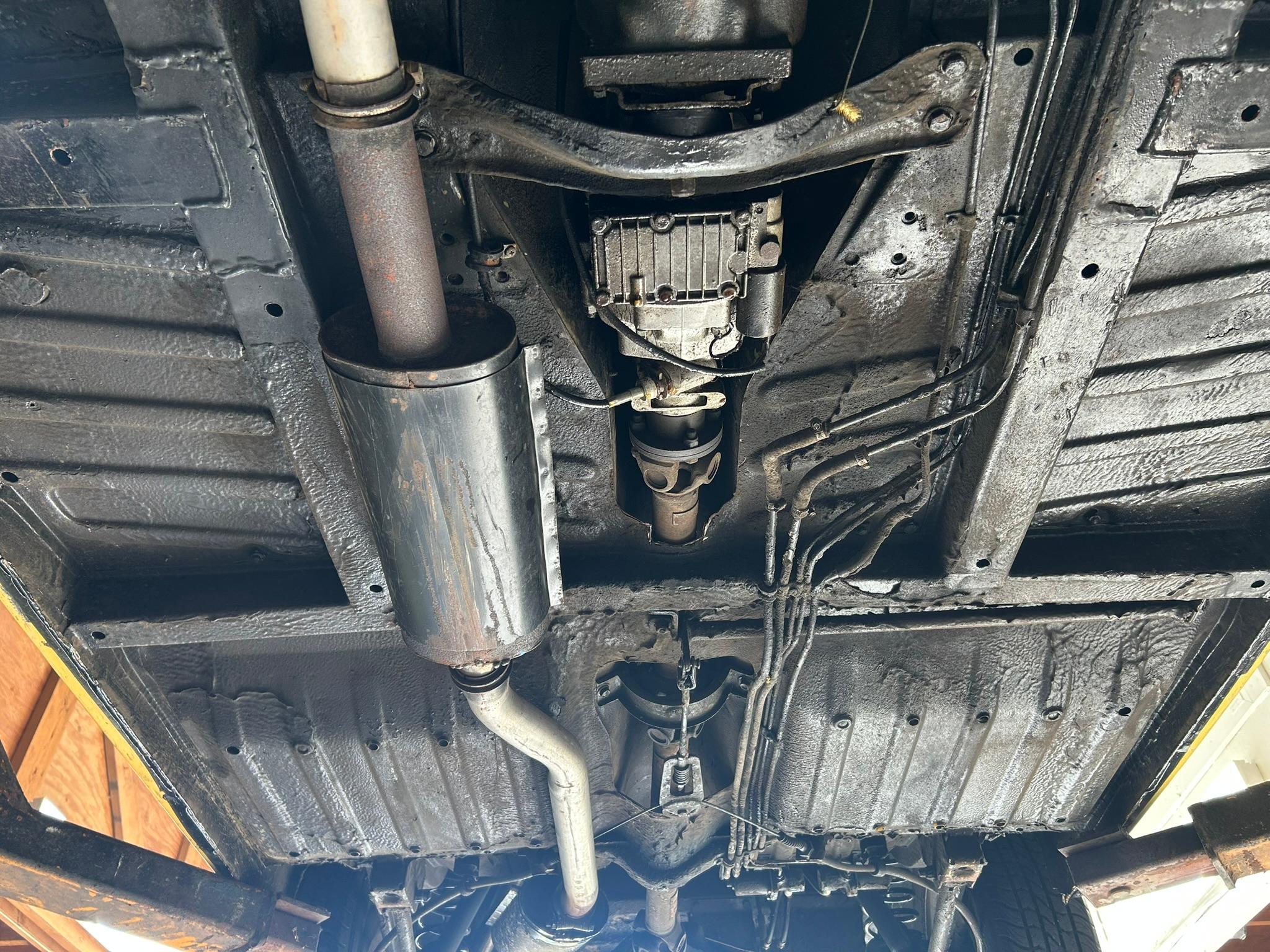 Undercarriage of 1972 Volvo 1800ES