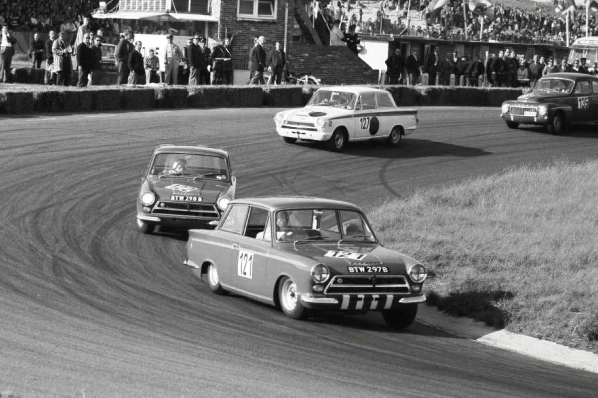 Curbside Find: 1965 Ford Lotus Cortina – Cor Blimey, More Like 6 AMR 4 BTW 297 298B 64 Zandvoort Sir John Whitmore and Jacky