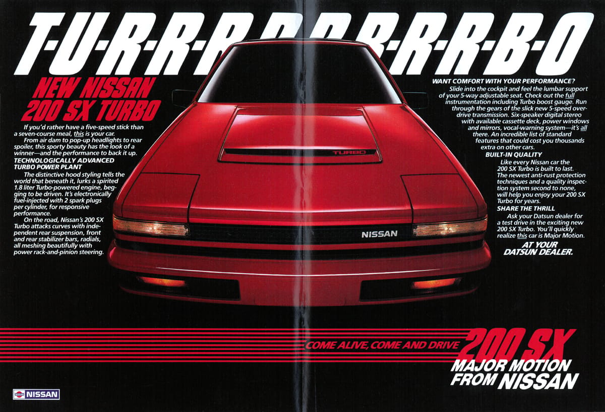 1984 Nissan 200 SX – Rekindling The Magic 17 Ad 1984 Nissan 200 SX Turbo