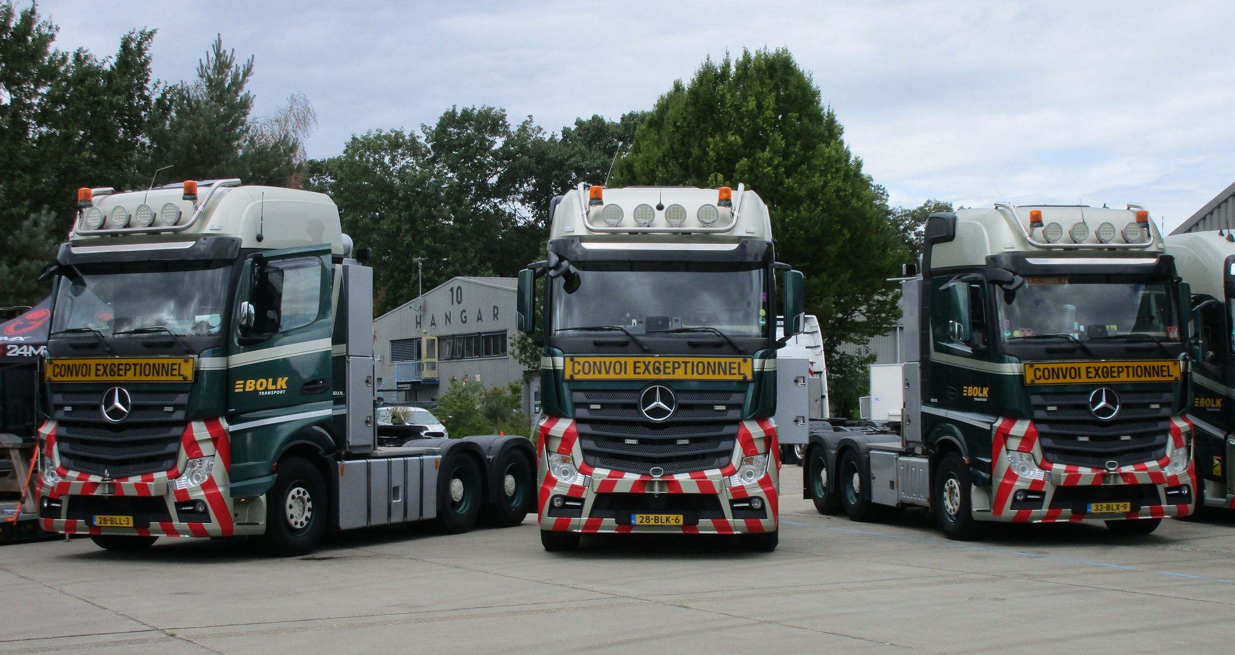 Mercedes-Benz Actros 3358 - A Triple Of Three-Pointed Stars 1 Trucks@Twenthe 2026 - three Mercedes-Benz Actros 3358 tractors, owned by Bolk Almelo - 1