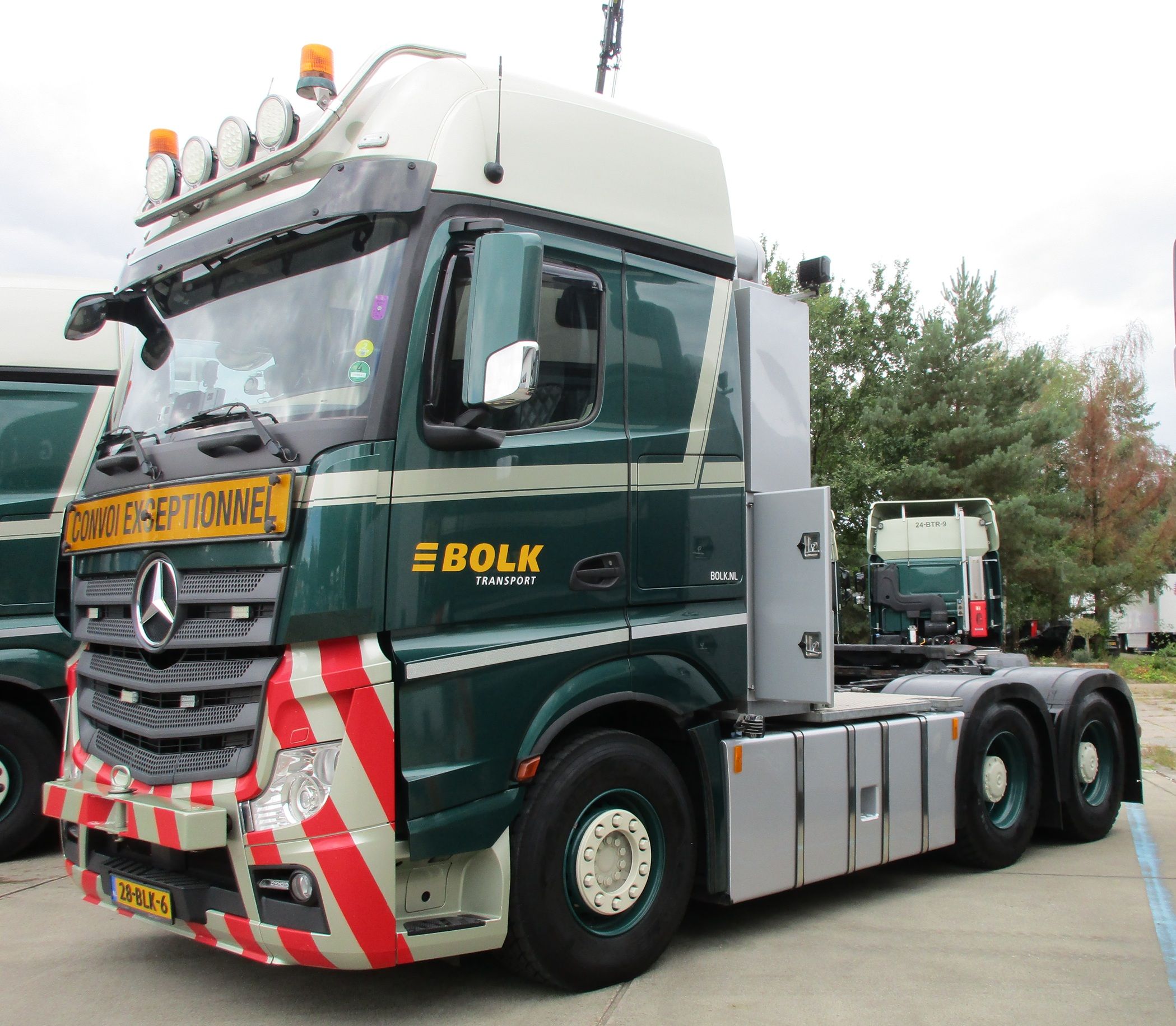 Mercedes-Benz Actros 3358 - A Triple Of Three-Pointed Stars 3 Trucks@Twenthe 2026 - 2018 Mercedes-Benz Actros 3358 tractor, owned by Bolk Almelo