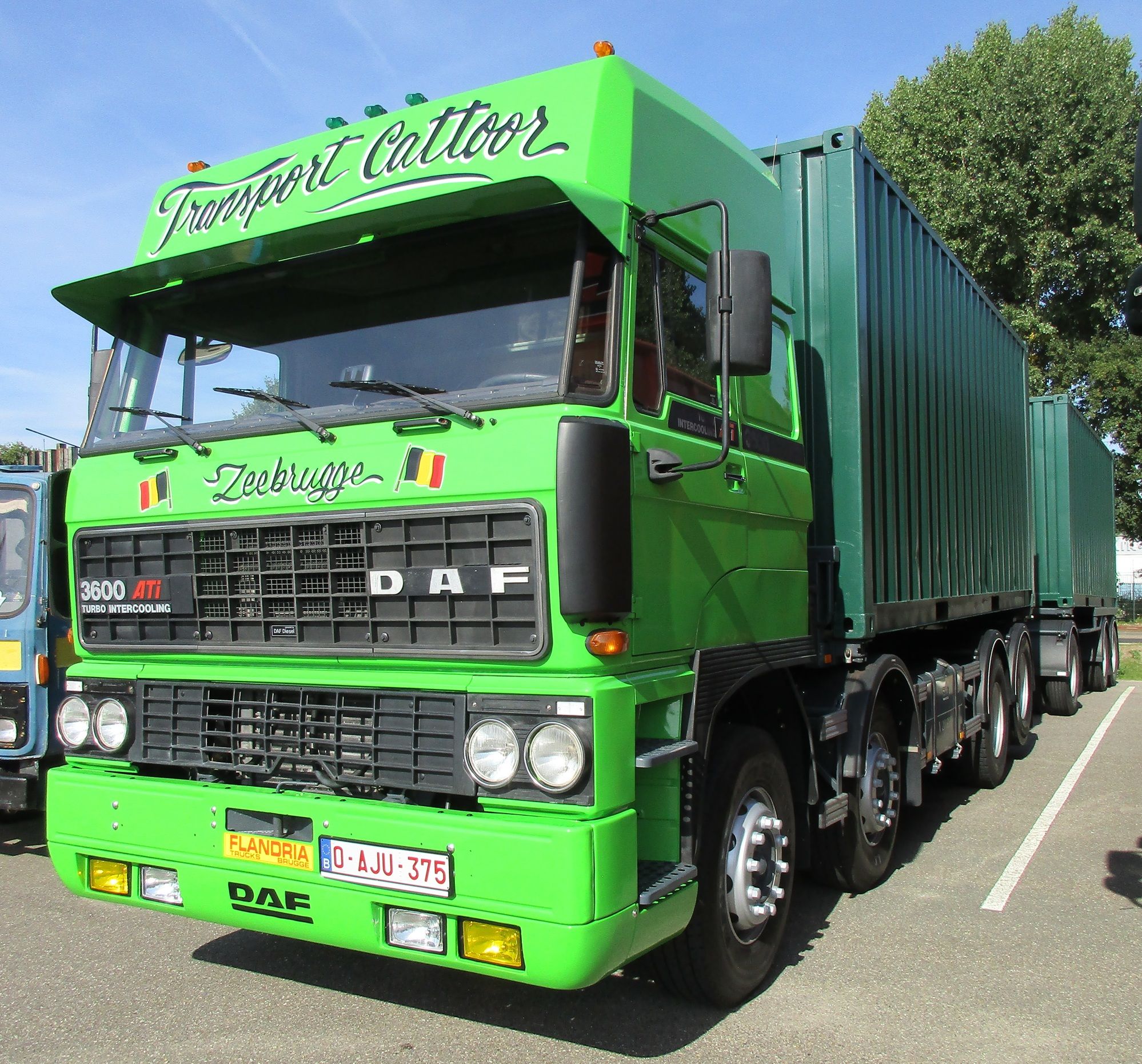 A Classic Shipping Container Combination - DAF in Full 1 Hart voor DAF dagen 2026 - DAF 3600 ATi Space Cab 8x2 truck with a DAF trailer, owned by Jelle Cattoor - 1