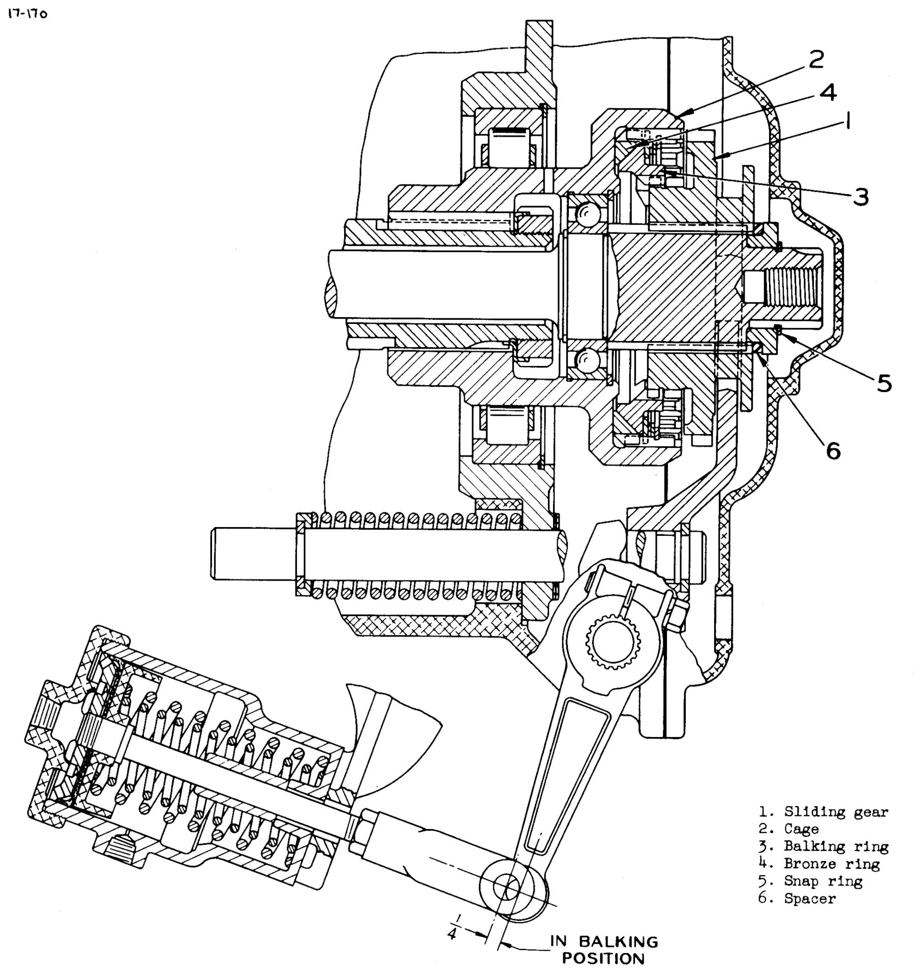 The World's First Successful Torque Converter Automatic Transmission Was In A Bus: The 1938-1948 Yellow Coach/GMC Spicer Hydraulic Transmission 25 Cross-section of the direct drive clutch of an early Spicer Model 90 hydraulic transmission