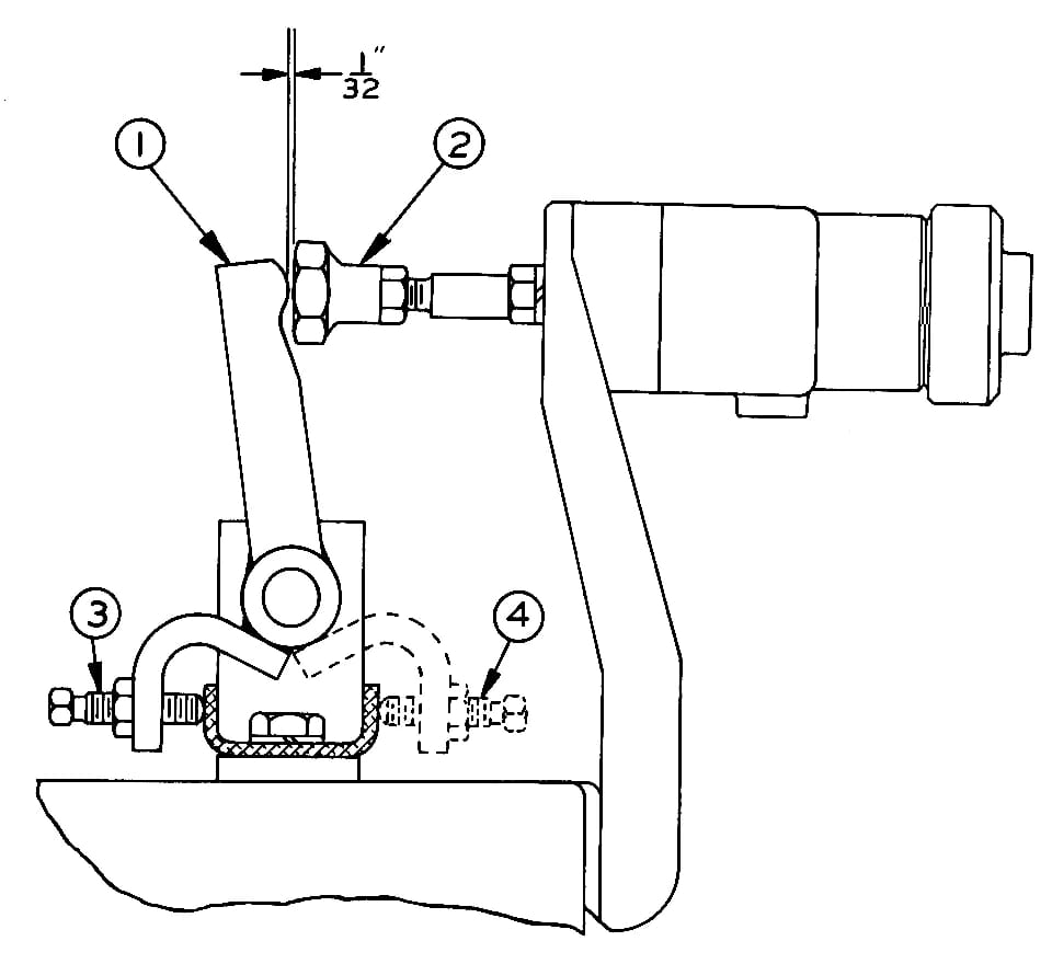 The World's First Successful Torque Converter Automatic Transmission Was In A Bus: The 1938-1948 Yellow Coach/GMC Spicer Hydraulic Transmission 32 Throttle air control cylinder illustration