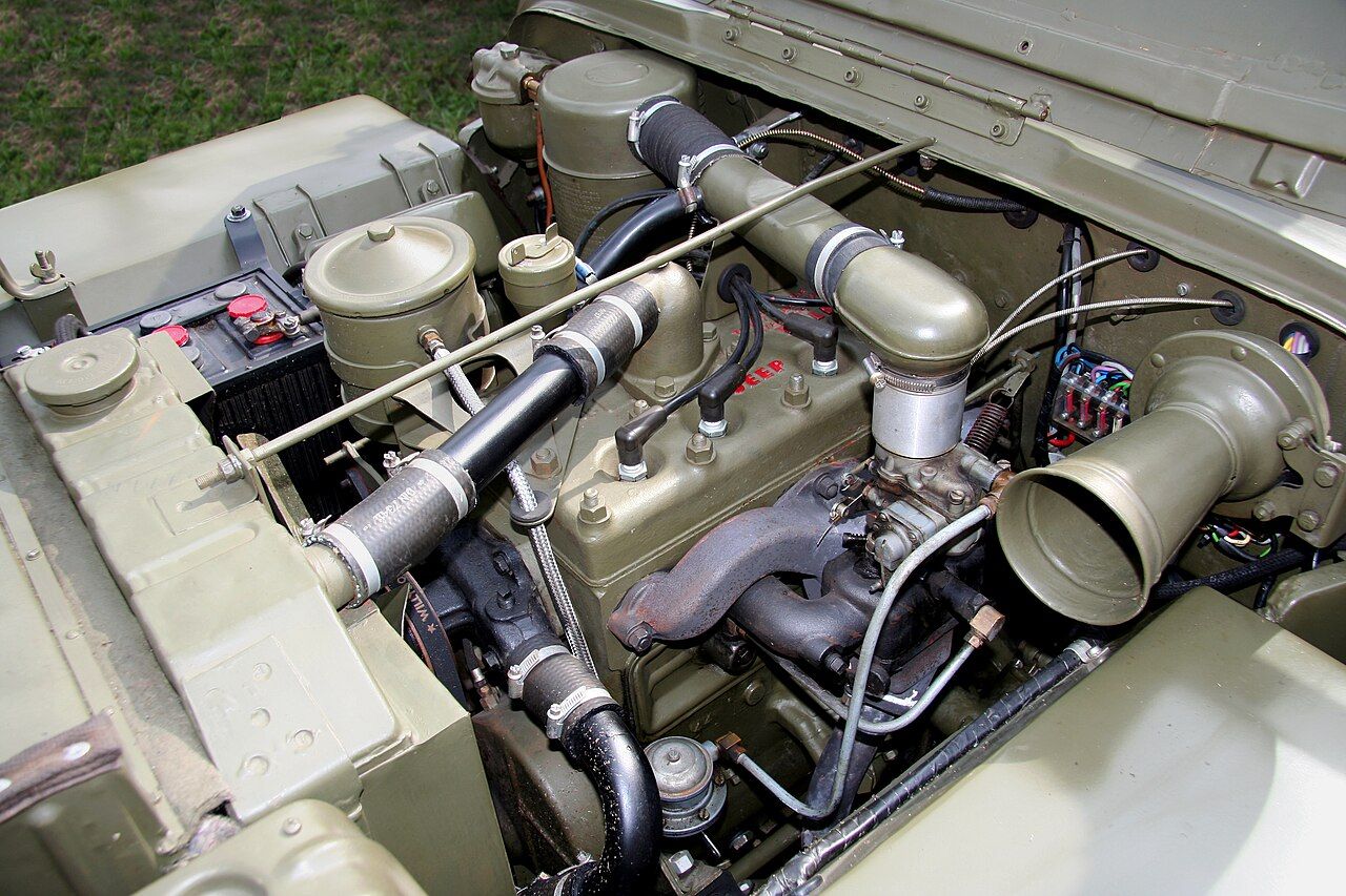 My New 1966 Jeep CJ-5 With F-Head 134 Four: Part 1 - "I'd Rather Drive Than Ride" 23 a Willys MB Bild 6 2008 06 14 Motor