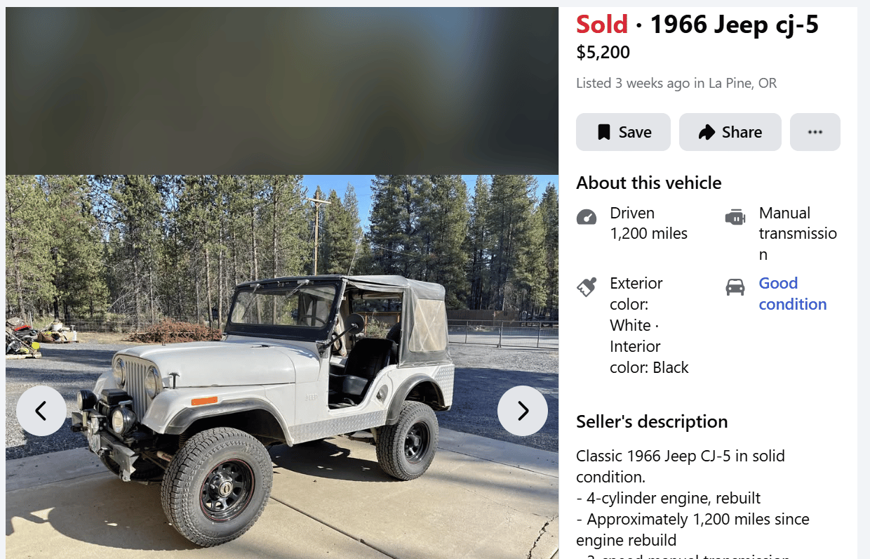 My New 1966 Jeep CJ-5 With F-Head 134 Four: Part 1 - "I'd Rather Drive Than Ride" 6 a jeep ad