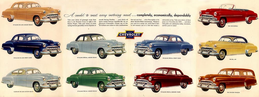 1952 Chevrolet-ad 1952 Chevrolet ad
