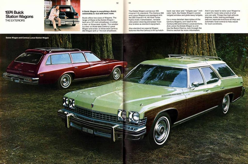 Curbside Classic: 1996 Buick Roadmaster Collector's Edition - "B" There 'Til The End 3 74-Buick-wagons