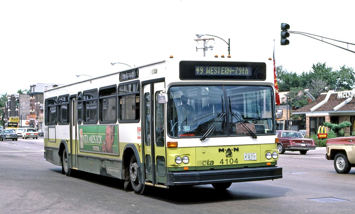 1984-88 MAN “Americana” Urban Transit Bus - Promising Start, Quick Exit 7 2785469