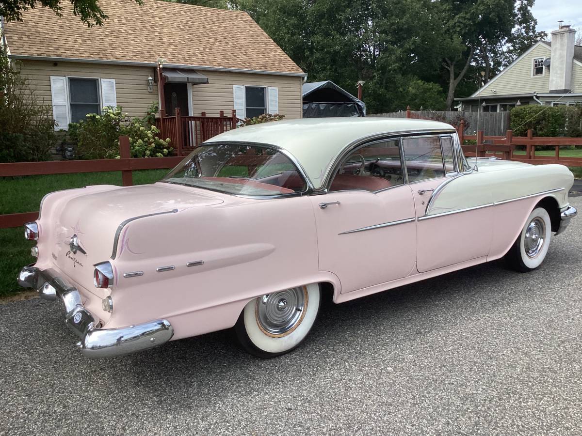 1956 Pontiac Chieftain Catalina 4-Door Hardtop: A Sweet Confection in Chrome, Cream, and Pink 3