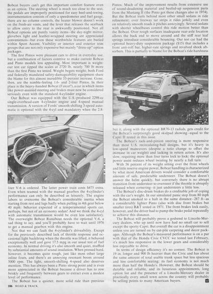 Vintage R&T Road Test: 1975 Mercury Bobcat - More Like Fat House Cat 3 rt 7 750019 900