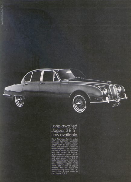Curbside Classic: 1965 Jaguar 3.4S (S-Type) – Sir William’s Bastard Child 19 1965 advert