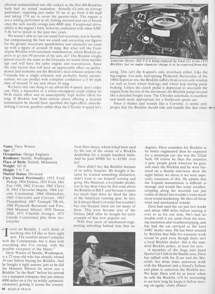 Vintage R&T Review: The Bricklin - Great Job or Con Job? 6 bricklin0003-900