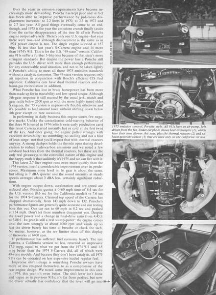 Vintage R&T Review: 1975 Porsche 911 Carrera - Survivng the Malaise Era Just Fine 3 911-b-900