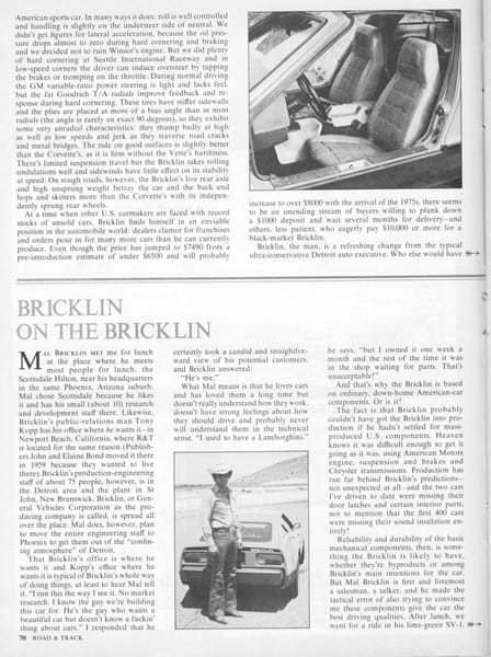 Vintage R&T Review: The Bricklin - Great Job or Con Job? 8 bricklin0005-900