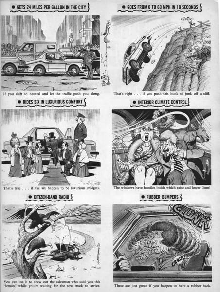 CC Humor: MAD About Car Ads 3 MAD Fireburner Ad 3