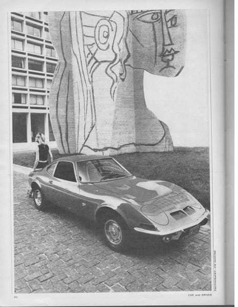 Vintage C&D Review: Opel GT 1.9 - The First Lutz-Mobile 1 pages0020