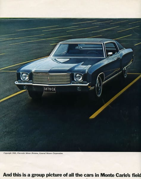 Curbside Classic: 1976 Chevrolet Monte Carlo - Finding Your Comfort Zone 7 1970 Chevrolet Monte Carlo 02