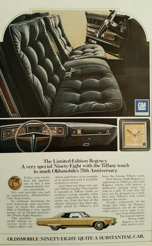 Curbside Classic: 1973 Oldsmobile Ninety-Eight Regency – Nice Car, Fabulous Seats 3 b48a7b20bb14b80cbb3fb391fe5fd577