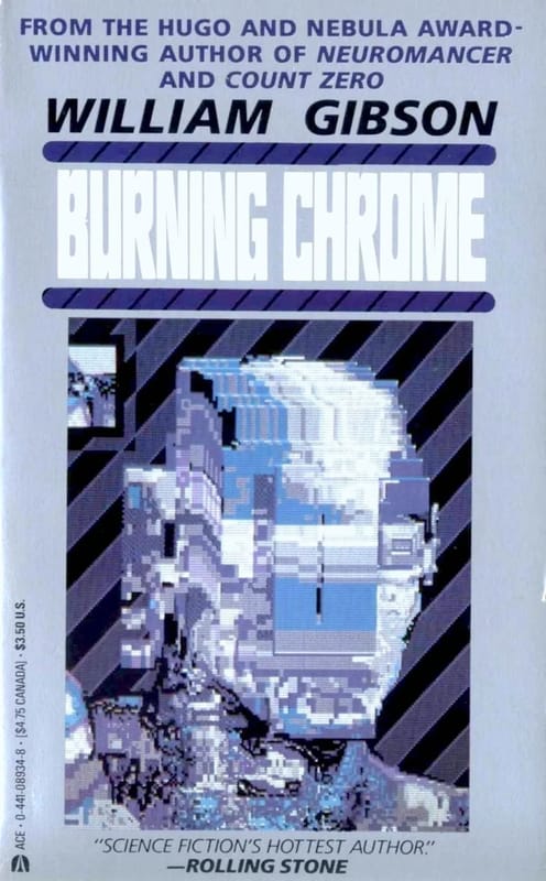 1960 Cadillac Eldorado Seville: An Artifact Of The Tomorrow That Never Was 22 Cover of the 1986 Ace paperback edition of William Gibson's short story collection Burning Chrome