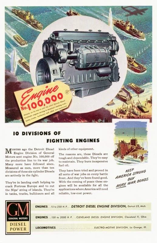 Truck History: 1939 GMC - First Year For The Legendary "Jimmy" Detroit Diesel -- It's Still Being Built 85 Years Later 17 DD ww2 ad 1