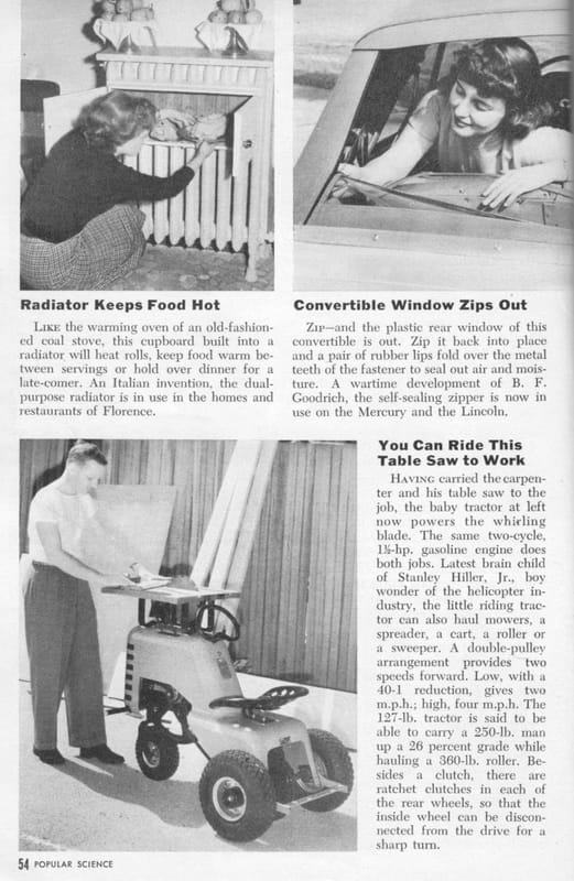 Better Living Through Science: Highlights From The July 1953 Issue Of Popular Science 29 riding saw and more