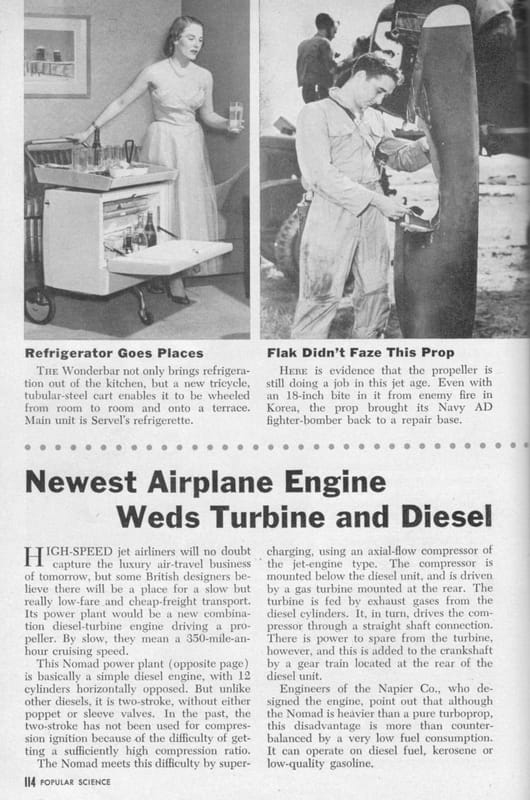 Better Living Through Science: Highlights From The July 1953 Issue Of Popular Science 15 diesel 1