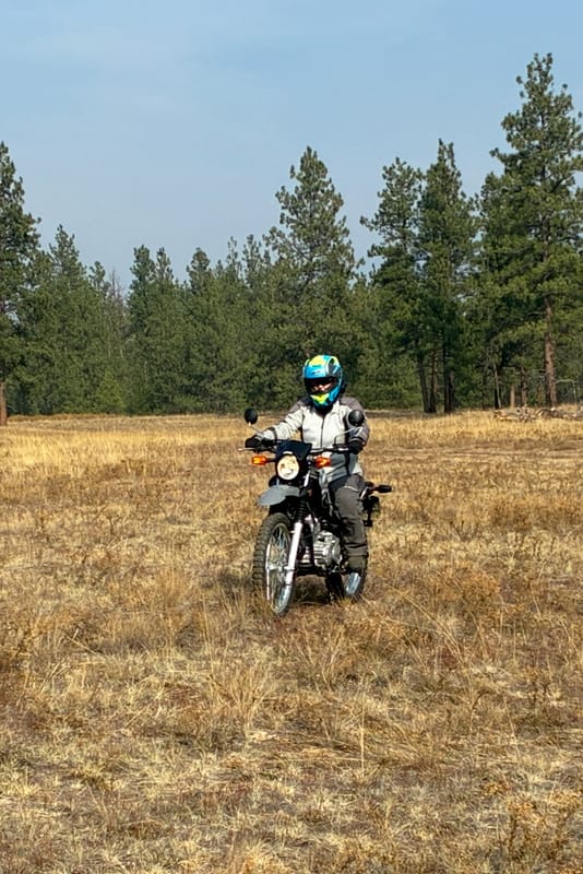 Turning 60 On Two Wheels – Part 3: 2025 Yamaha XT250 And Honda Trail 125, At The Kettle Valley Railway 14 IMG 2015