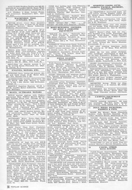 Better Living Through Science: Highlights From The July 1953 Issue Of Popular Science 7 classifieds