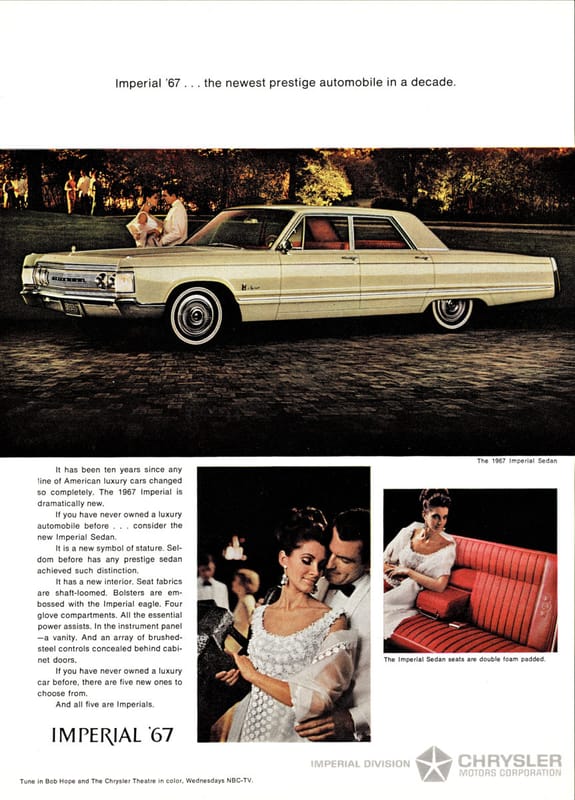 Rare Find: 1967 Imperial With Director's Chair Option - Chrysler's Luxury Statement 4 33470279388 e6f75bb481 6k
