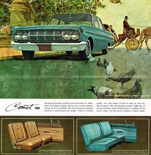 1964 Mercury Comet 404 brochure